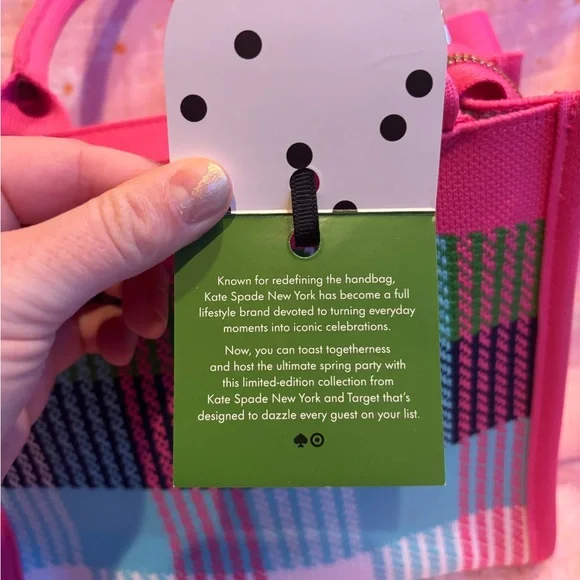 Kate Spade x Target NWT Limited Edition Small Plaid Tote - Picture 7 of 9